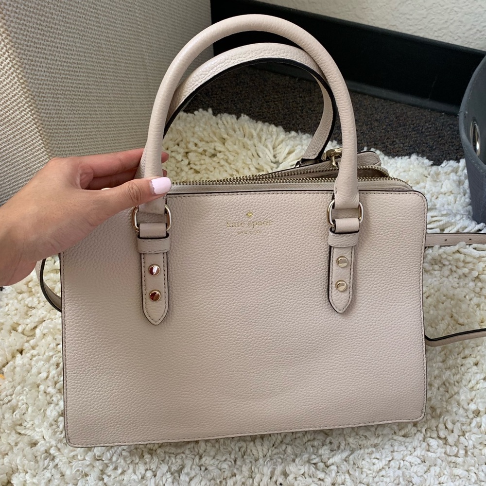 kate spade light pink crossbody leather bag